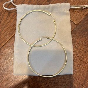 Kendra Scott gold hoops